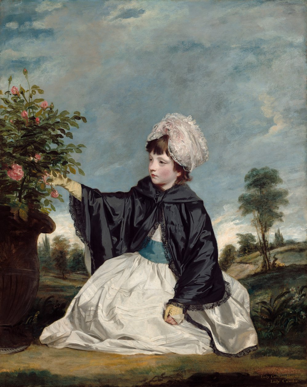 Lady Caroline Howard door Sir Joshua Reynolds