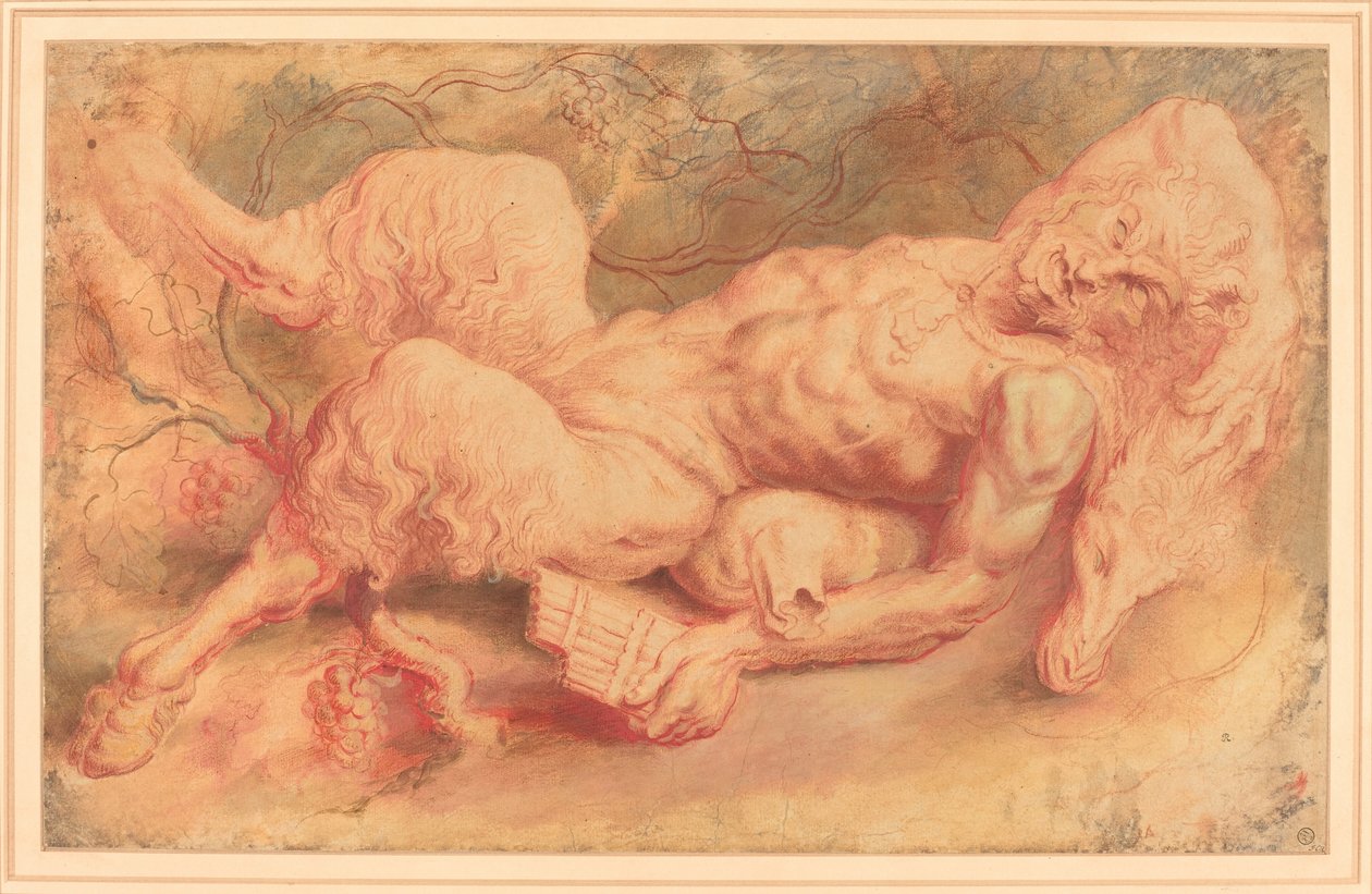 Pan Liggend door Sir Peter Paul Rubens