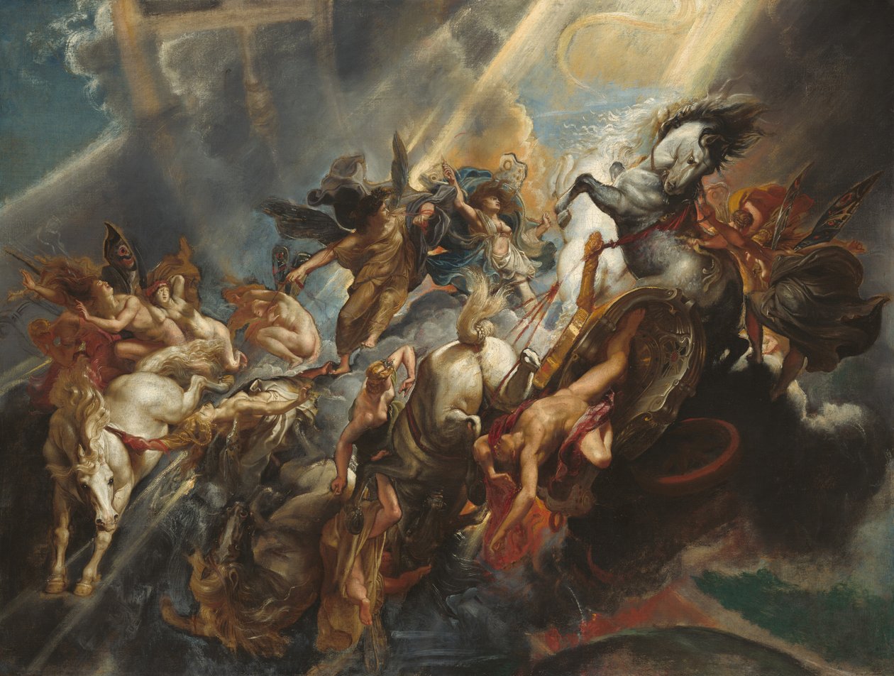 De Val van Phaëton door Sir Peter Paul Rubens