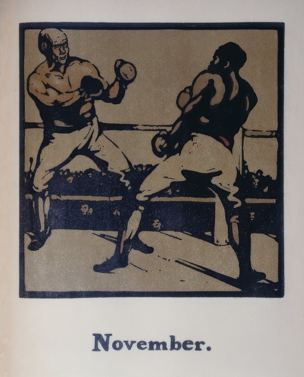 Boksen door Sir William Nicholson