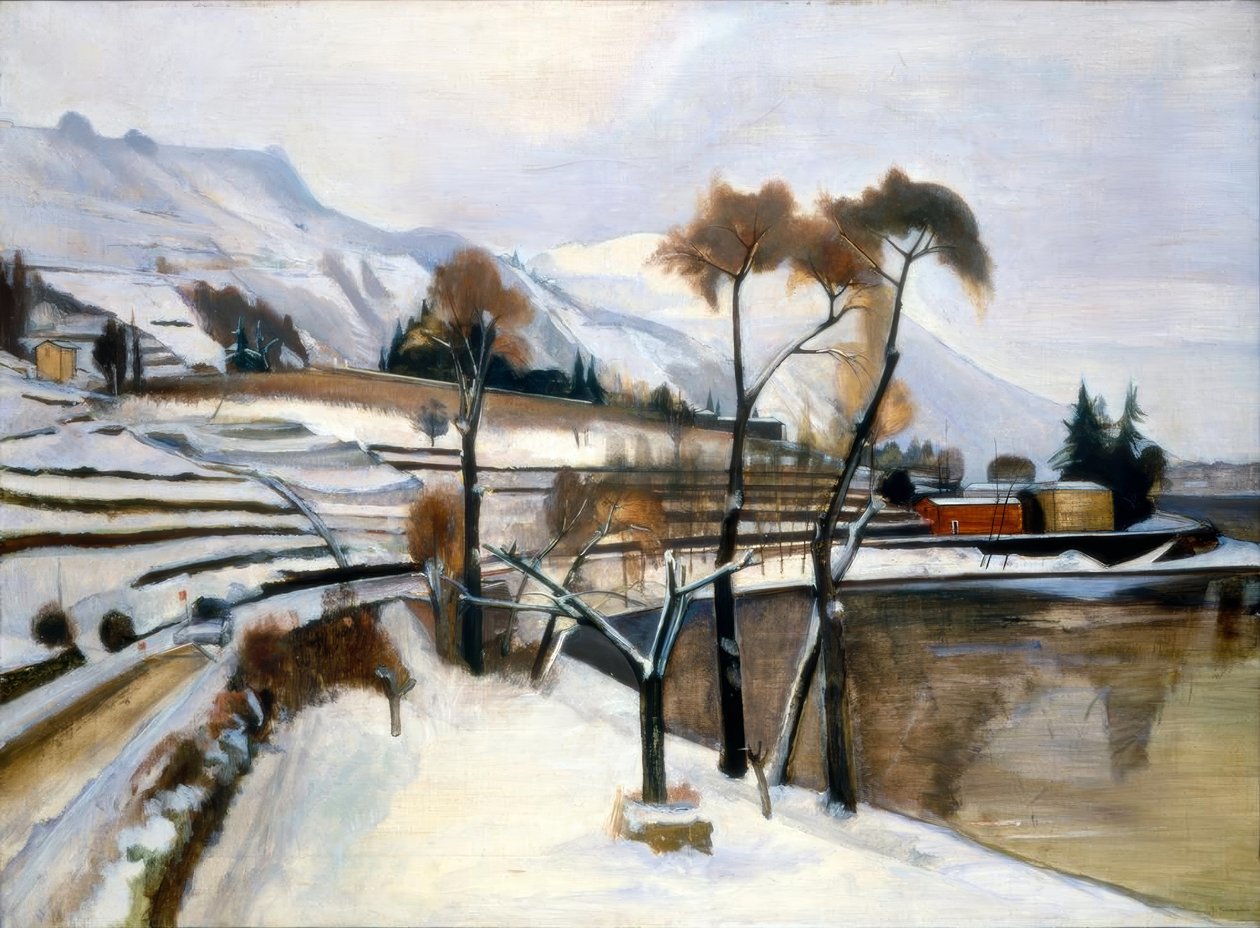 Winterlandschap door Siro Penagini