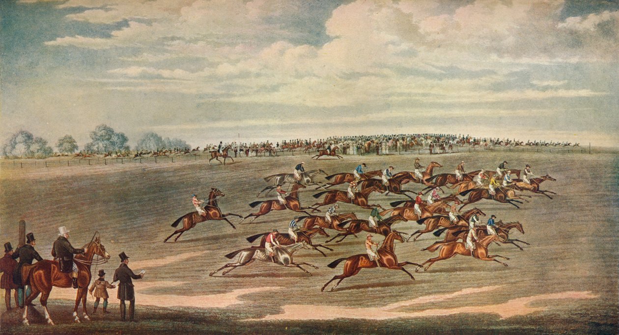 Epsom Races, 19e eeuw door Smart and Hunt