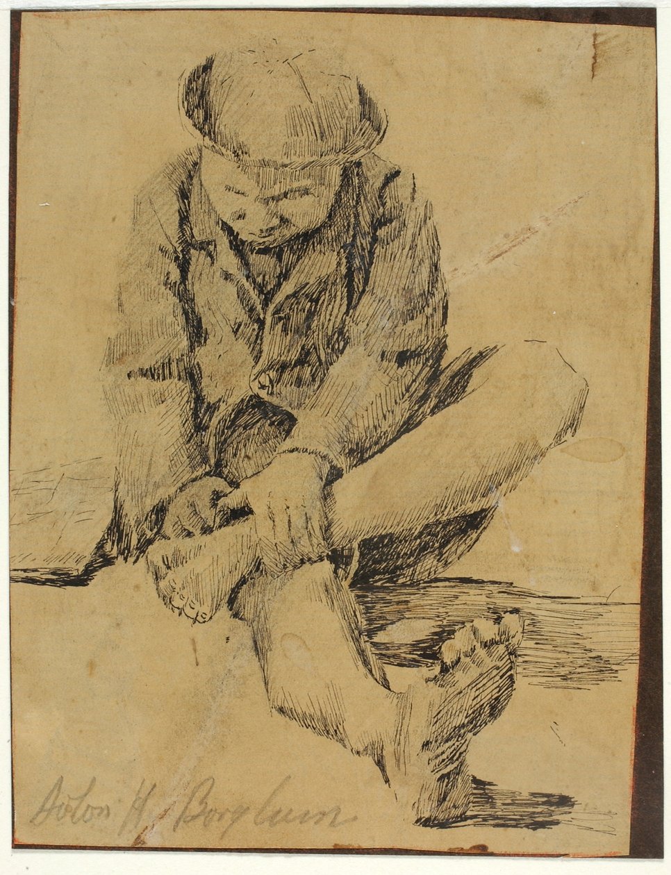 Jongen door Solon H. Borglum