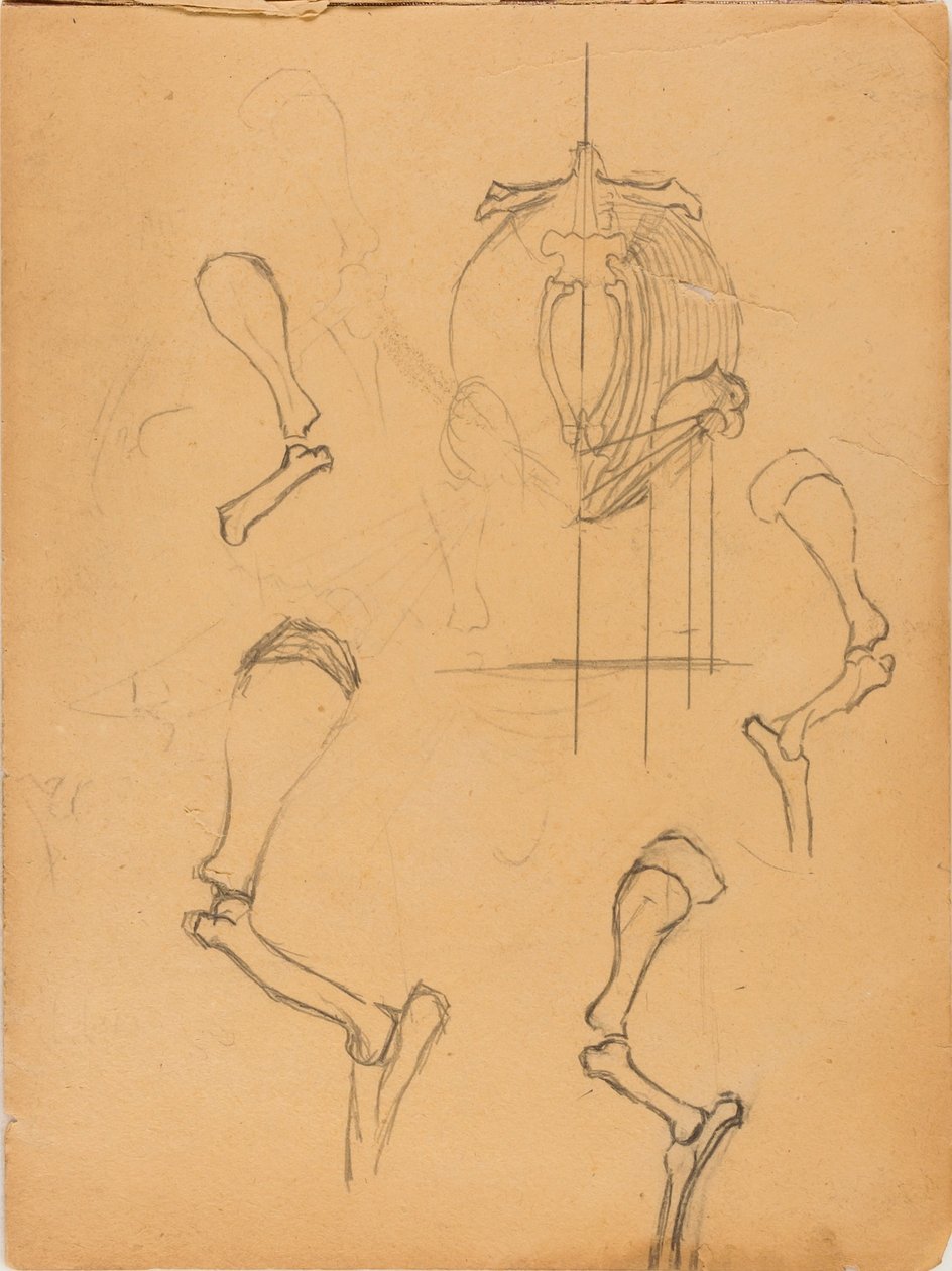 Schetsboek door Solon H. Borglum