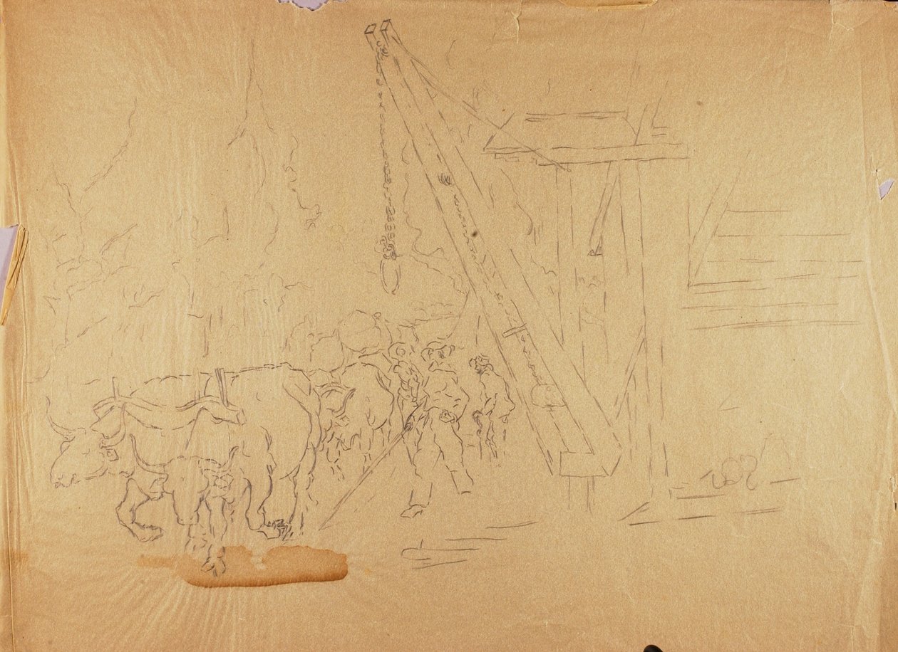 Zonder titel door Solon H. Borglum