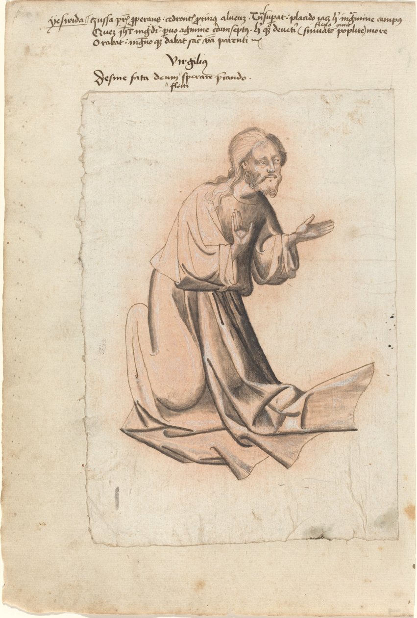 Christus Knielend in Gebed door South German 15th Century