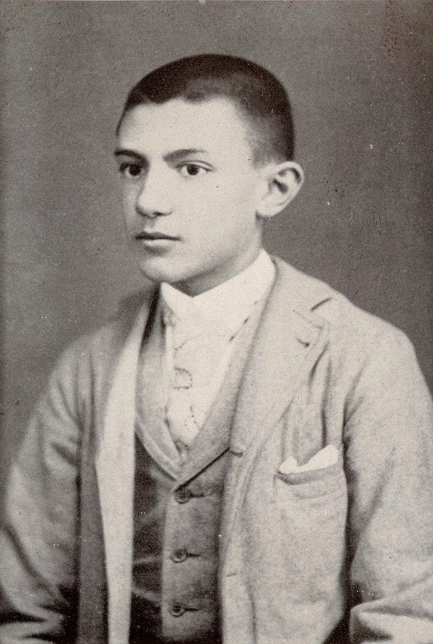 Pablo Picasso, 15 jaar oud, 1896 door Spanish Photographer