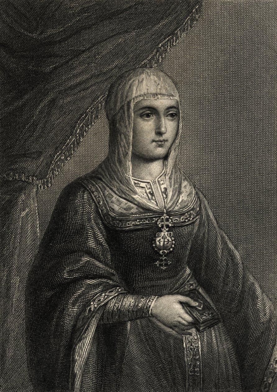 Isabella de Katholieke (1451-1504) door Spanish School