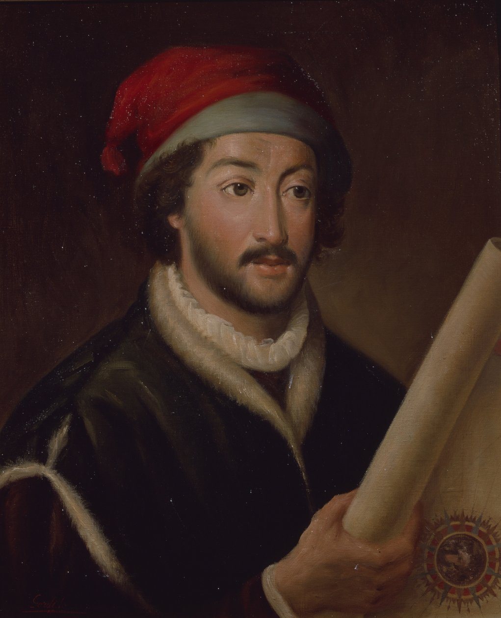 Juan de la Cosa door Spanish School