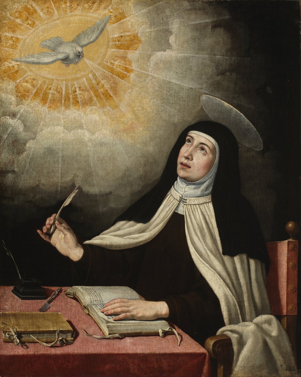 Teresa van Ávila door Spanish School