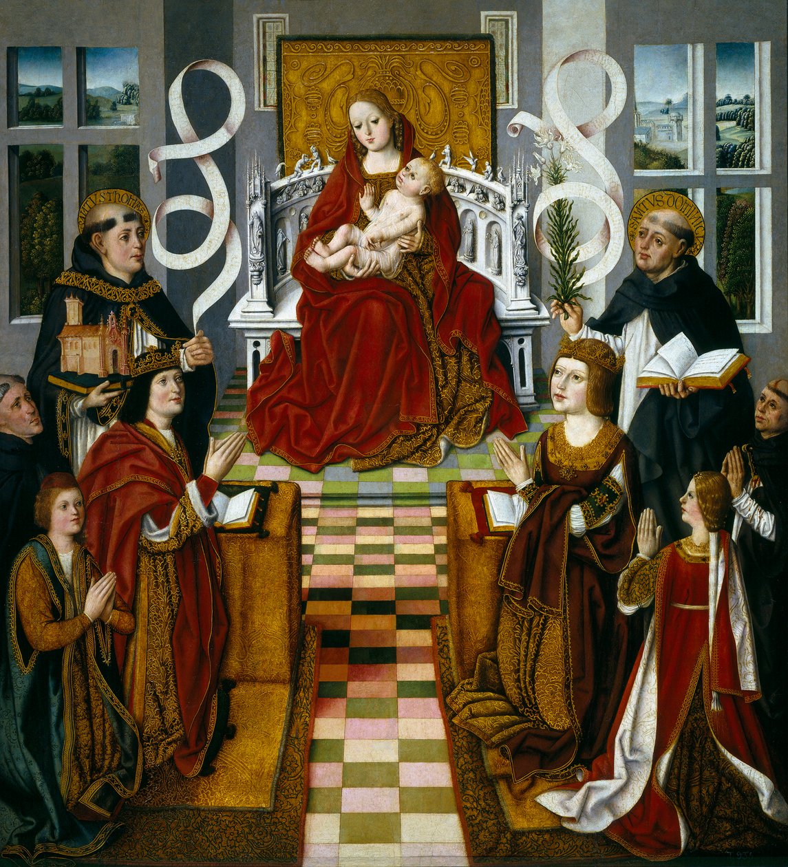 Maagd van de Katholieke Monarchen door Spanish School