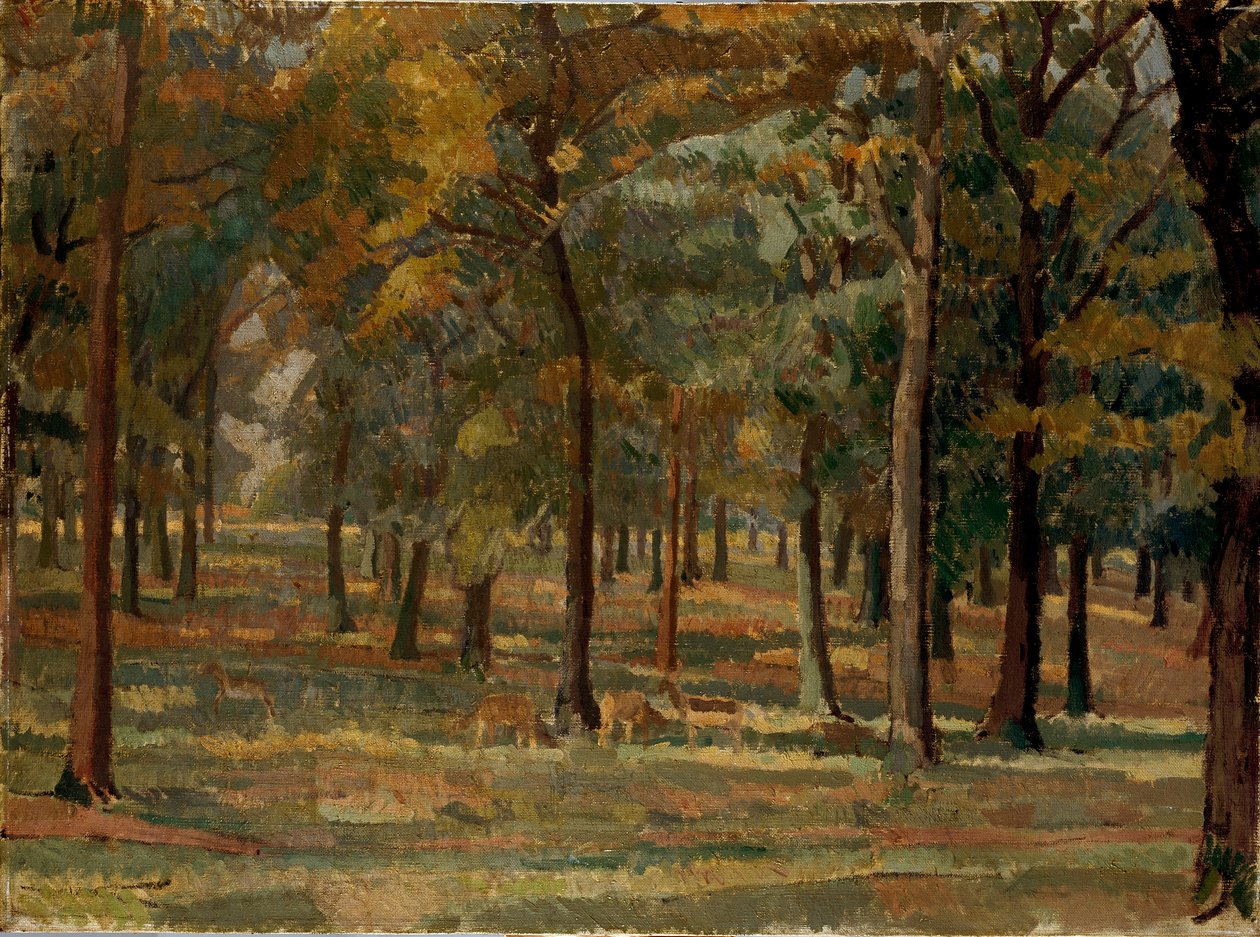Richmond Park, 1914 door Spencer Gore