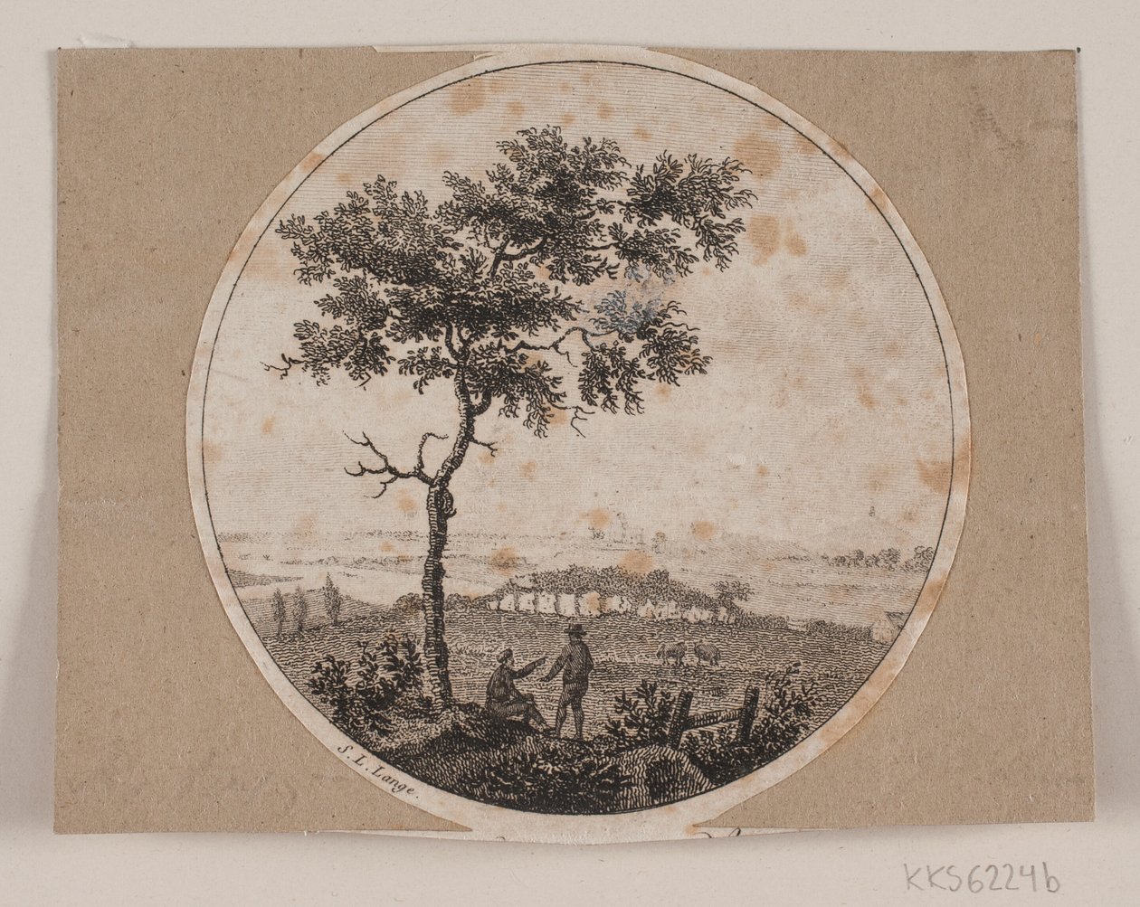 Een landschap door Søren L. Lange