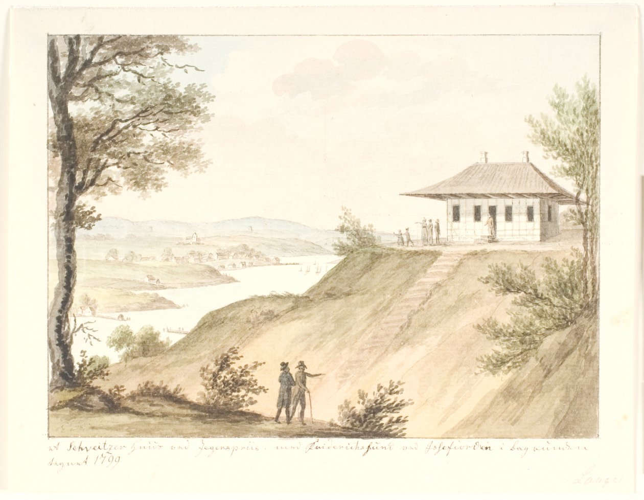 Het Zwitserse huis bij Jægerspris door Søren L. Lange