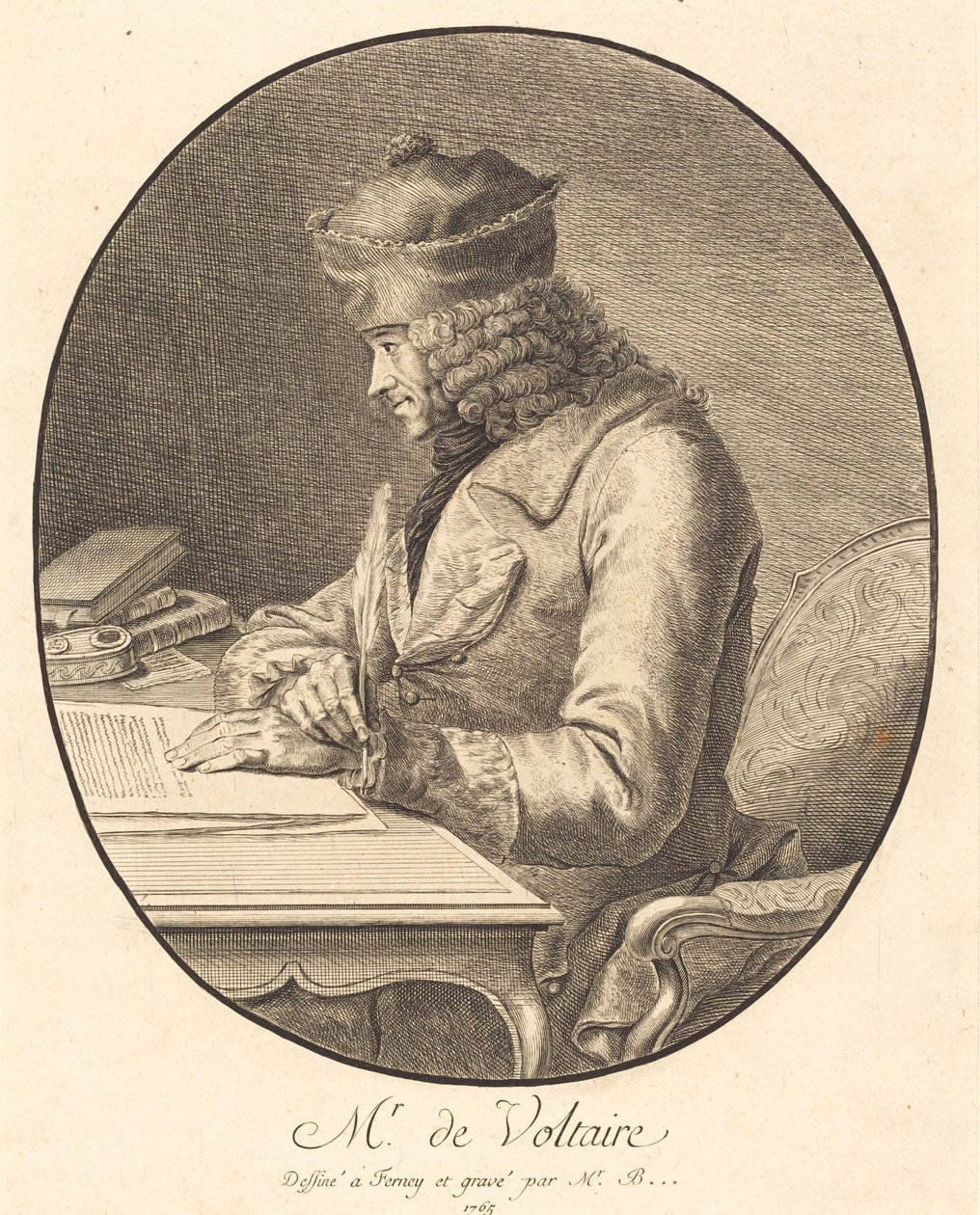 Mr. de Voltaire door Stanislas Jean de Boufflers
