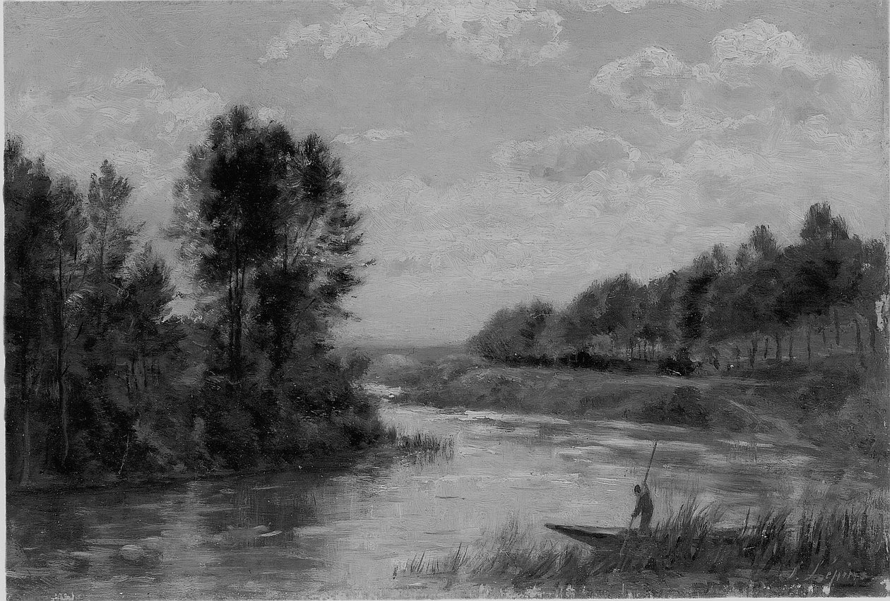 Een stroom in Frankrijk door Stanislas Lepine