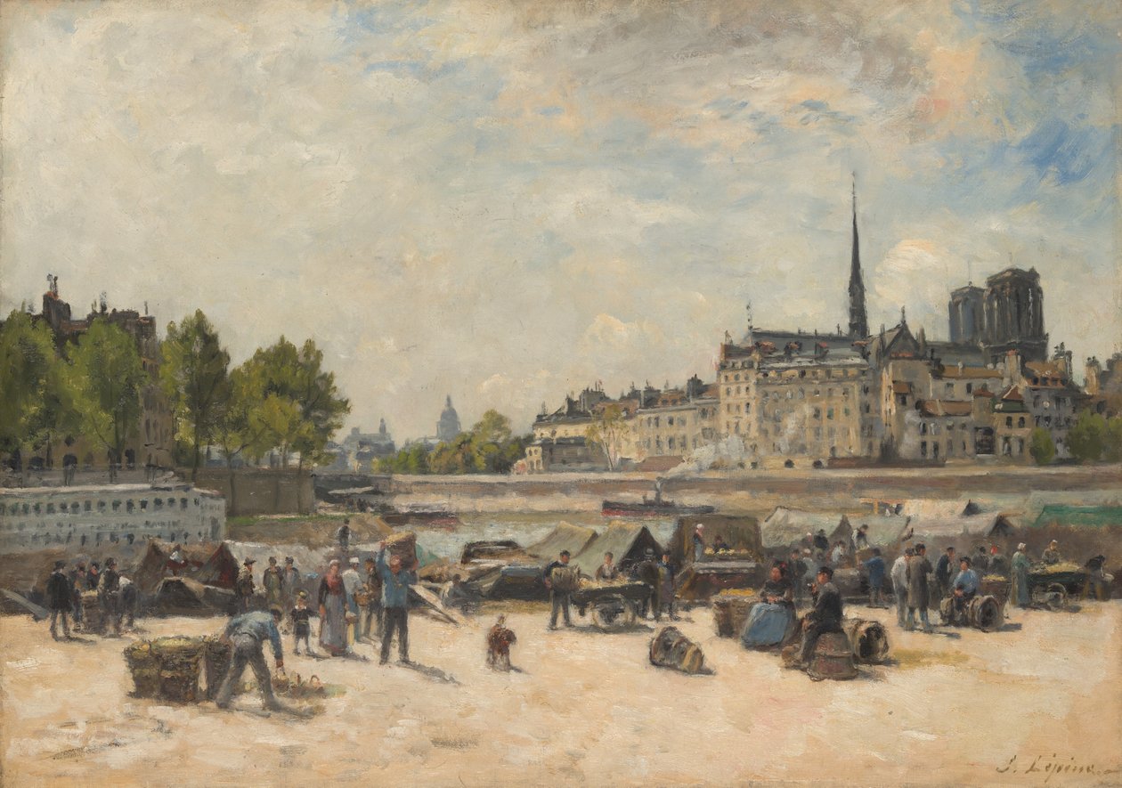 De appelmarkt door Stanislas Lepine