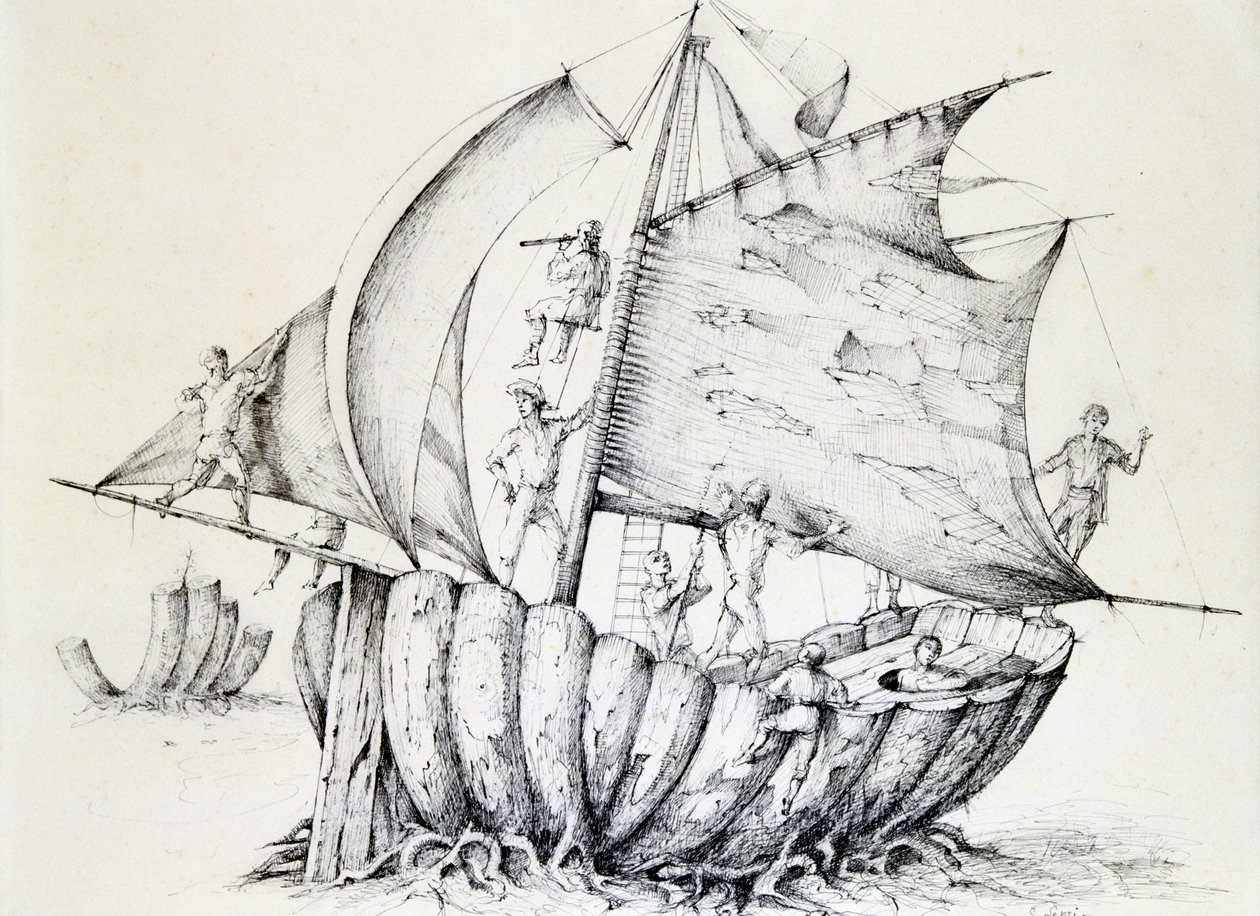 Het Schip, ca. 1850-1890 door Stanislas Lepine
