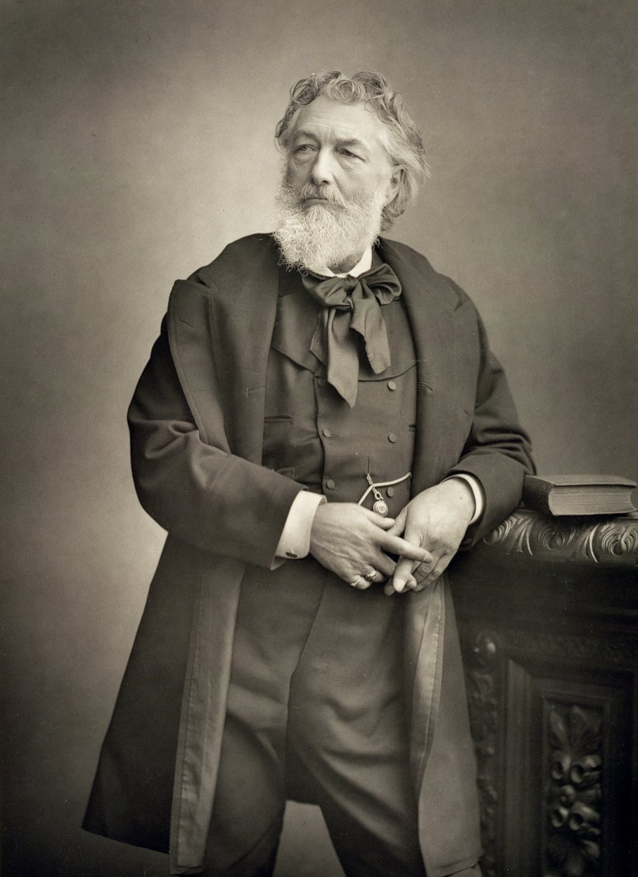 Sir Frederic Leighton (1830-96), schilder, portretfoto door Stanislaus Walery