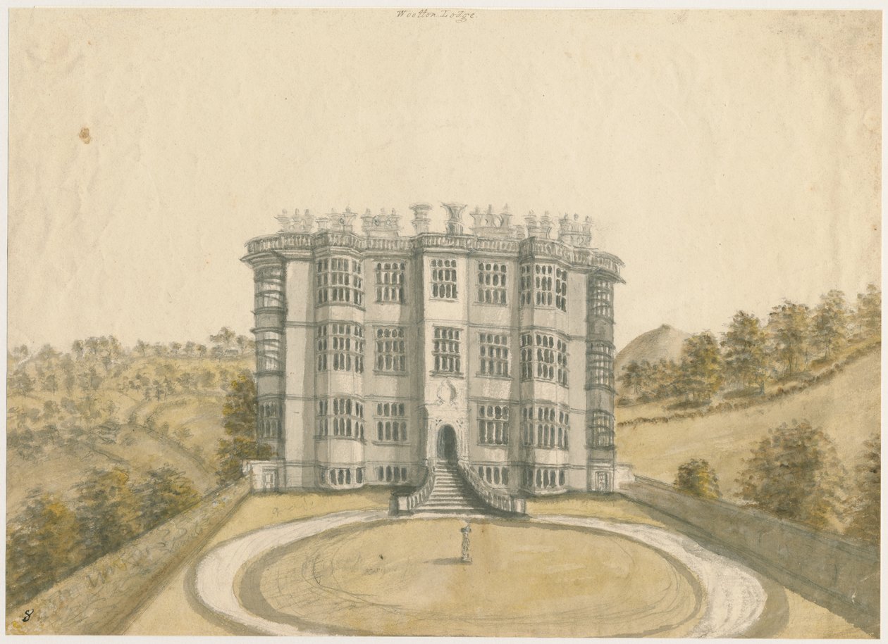 Wootton Lodge, 1794 door Stebbing Shaw