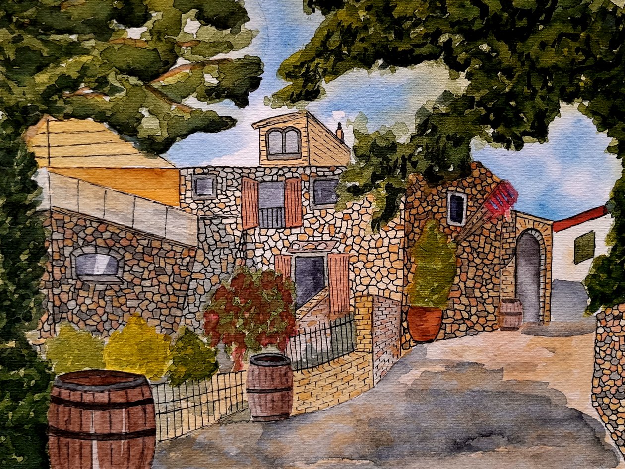 Toscane - Panzano Chianti door Steegs Art Karin