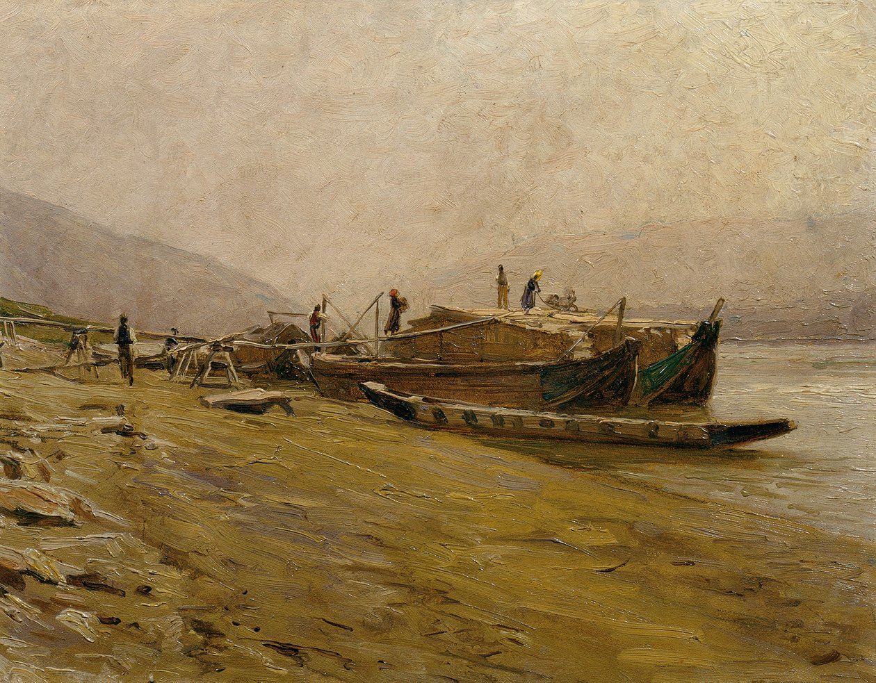 Donau sleepboten bij Spitz door Stefan Simony