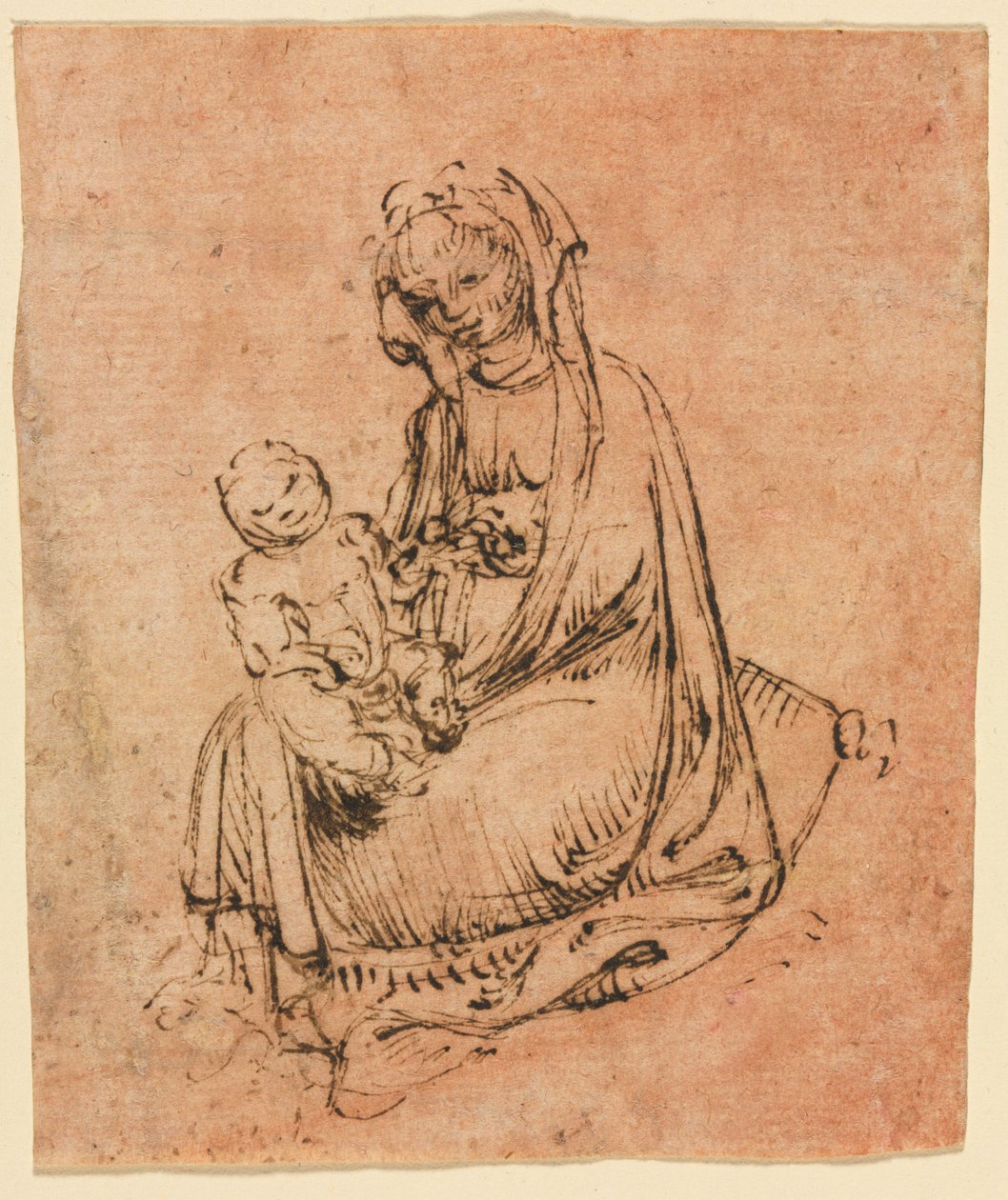 Madonna en Kind, ca. 1440-1450 door Stefano da Zevio