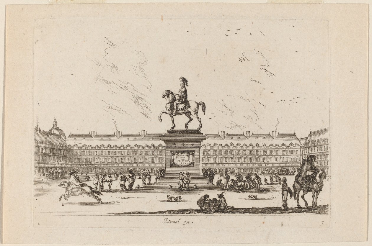 Place Royale, 1642 door Stefano della Bella