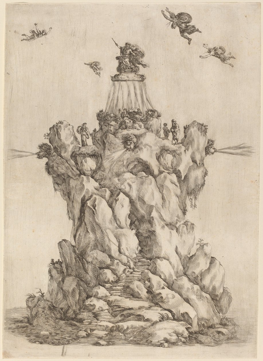 De Rots van Aeolus door Stefano della Bella