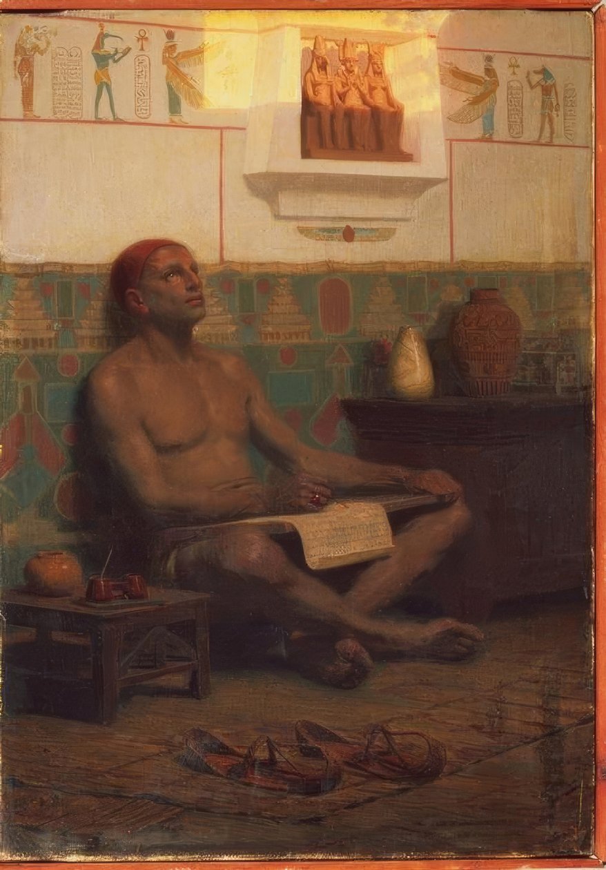 De koninklijke schrijver Rahotep door Stepan Wladislawowitsch Bakalowitsch