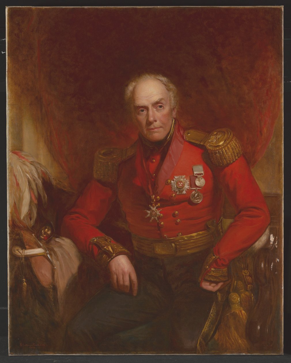 Generaal-majoor Sir Hopetoun door Stephen Catterson Smith