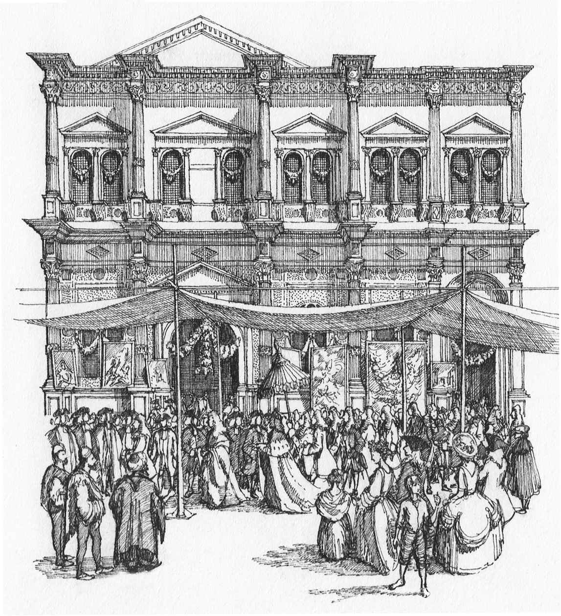 De Scuola di San Rocco in 1735 door Stephen Conlin