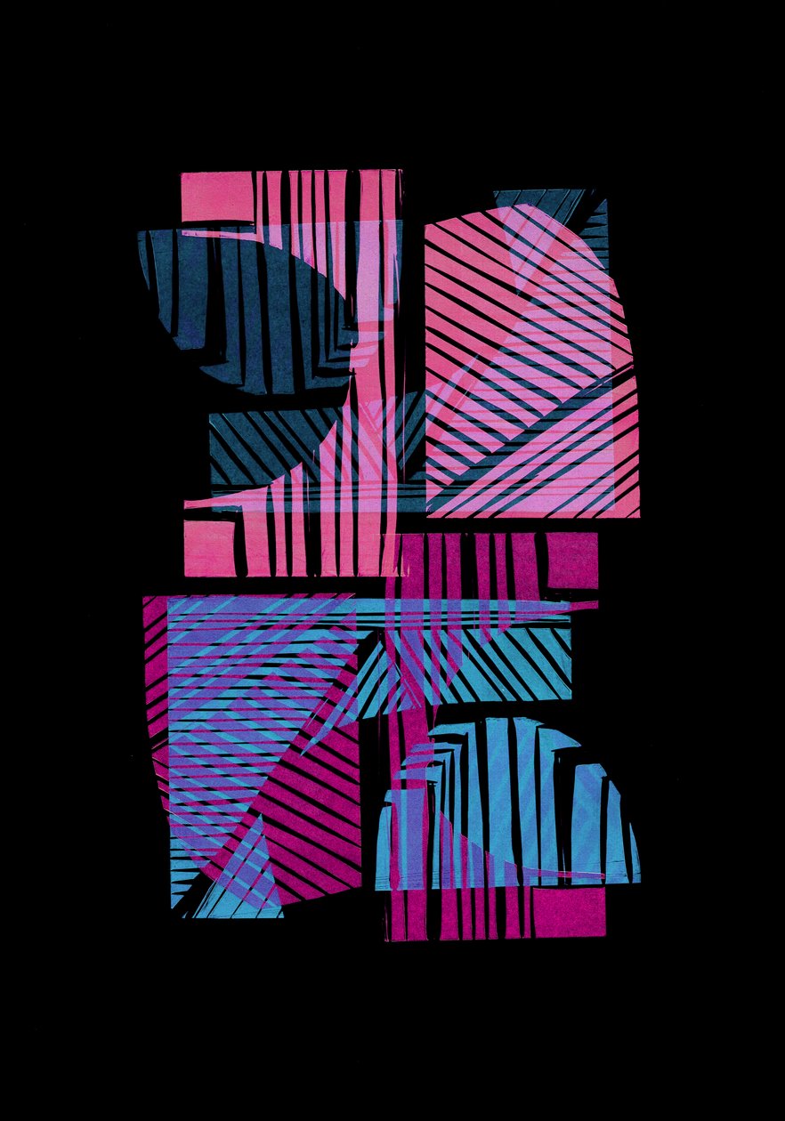 1974 V, 2018 (digitaal) door Stephen Dow