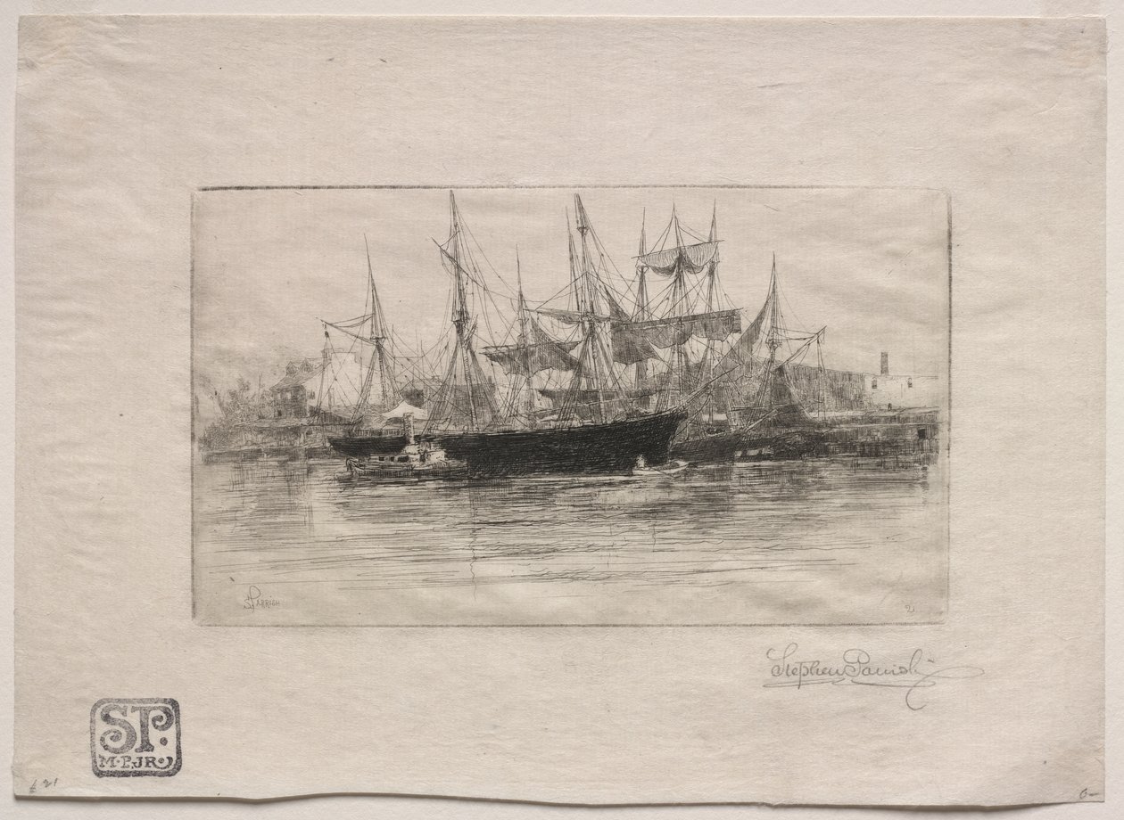 Point Breeze oliehavens door Stephen Parrish