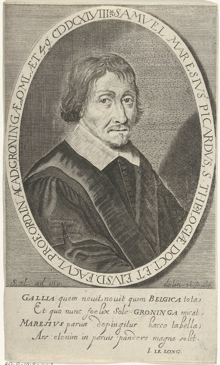 Portret van Samuel Maresius door Steven van Lamsweerde