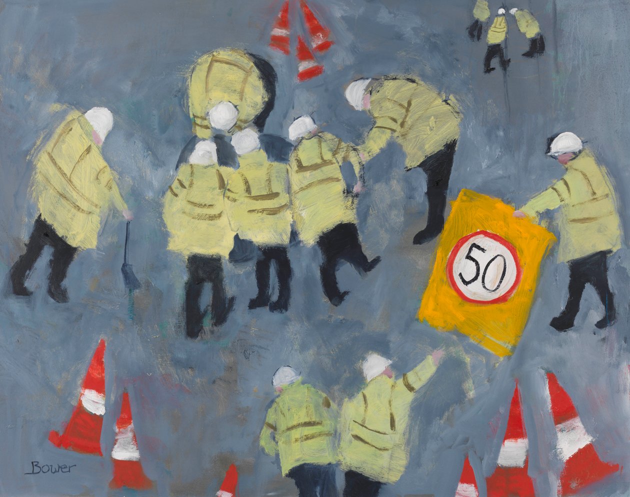 Gat in de Weg, 2011 door Susan Bower