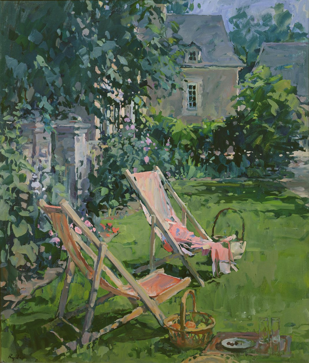 Ligstoelen in Coudray, 1998 door Susan Ryder