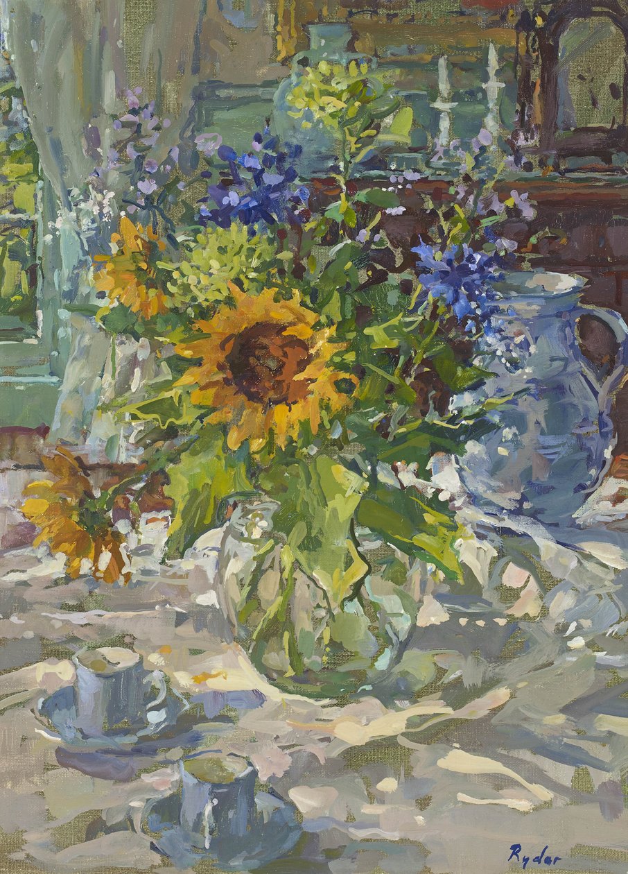 Zonnebloemen door Susan Ryder