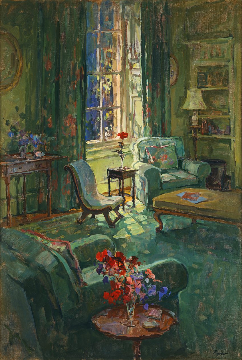 Zonlicht en lathyrus door Susan Ryder