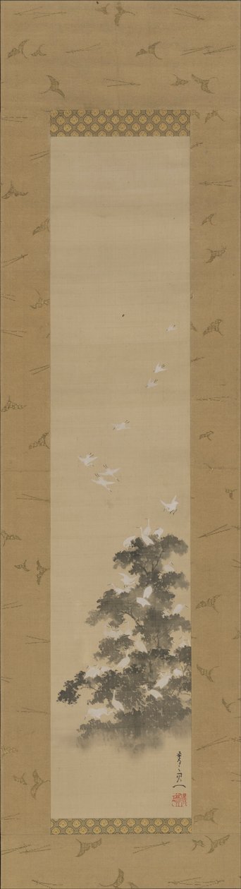 Reigers door Suzuki Kiitsu