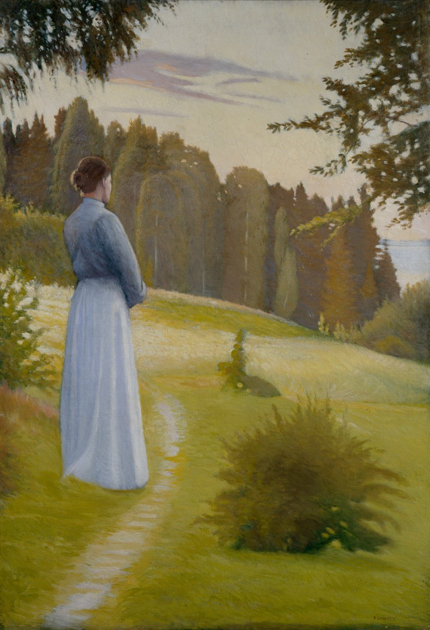 Na zonsondergang door Sven Jorgensen