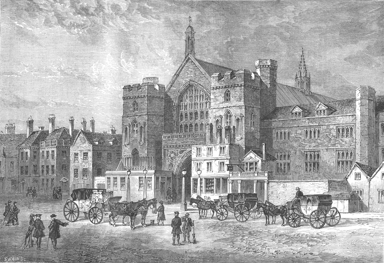 Westminster Hall, 1808-1897 door Swain