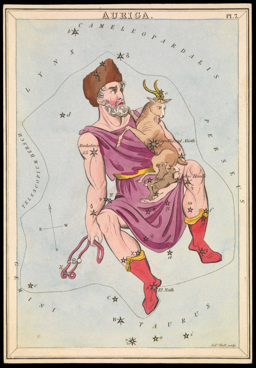 Auriga, ca. 1825 door Sydney Hall