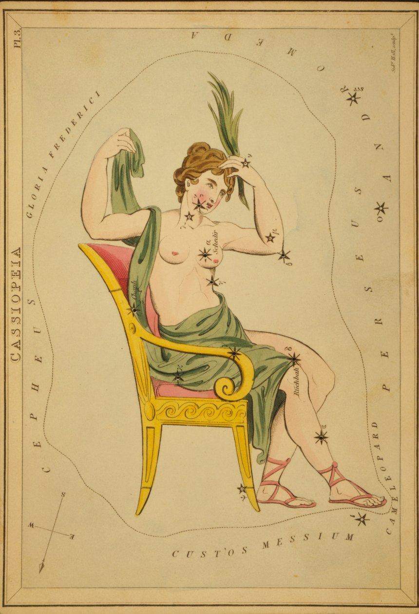 Cassiopeia, Illustratie uit 
