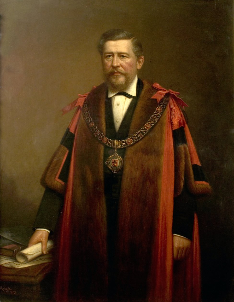 Wethouder William George Ward, 1878 door Sylvanus Redgate
