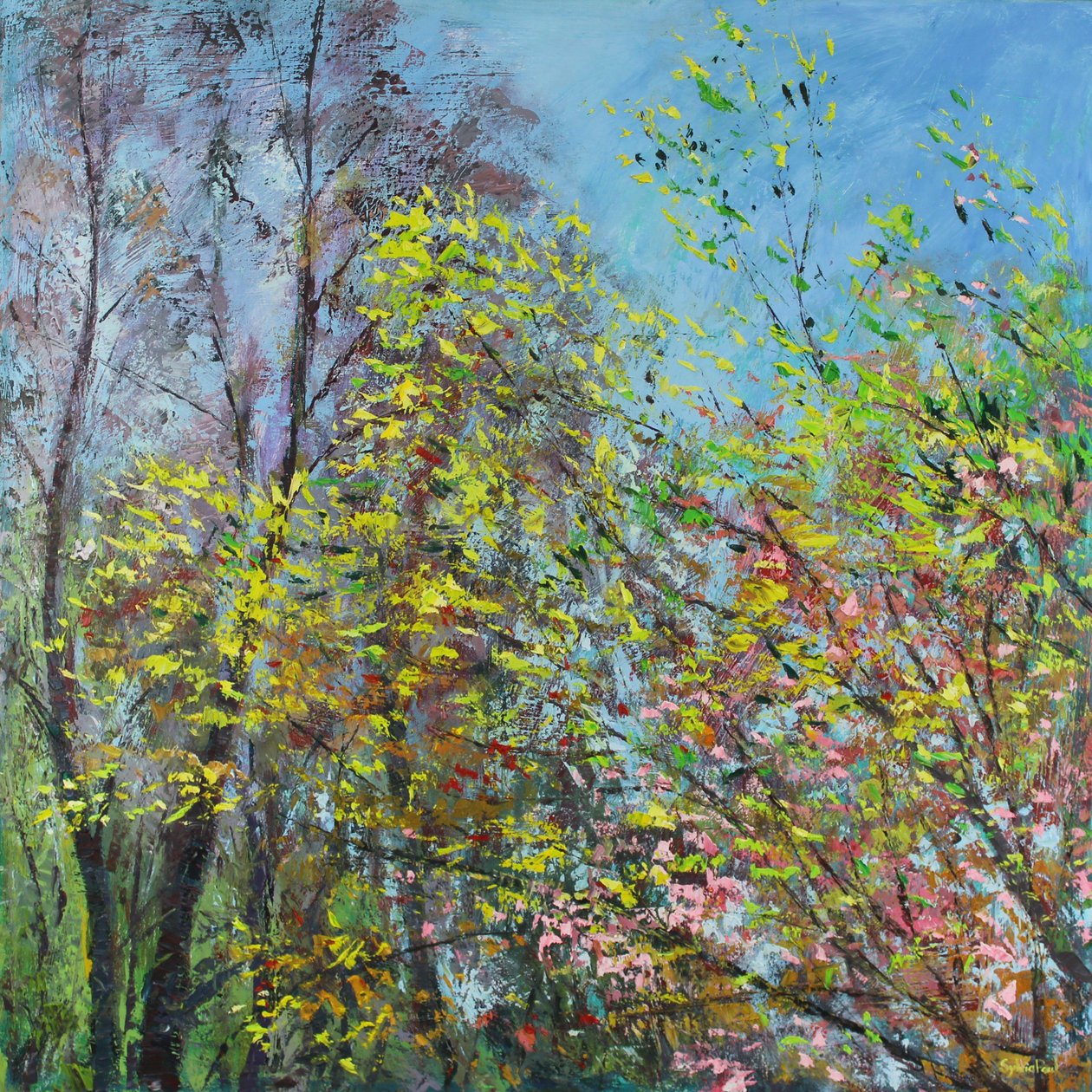 Delicate Lente bladeren door Sylvia Paul