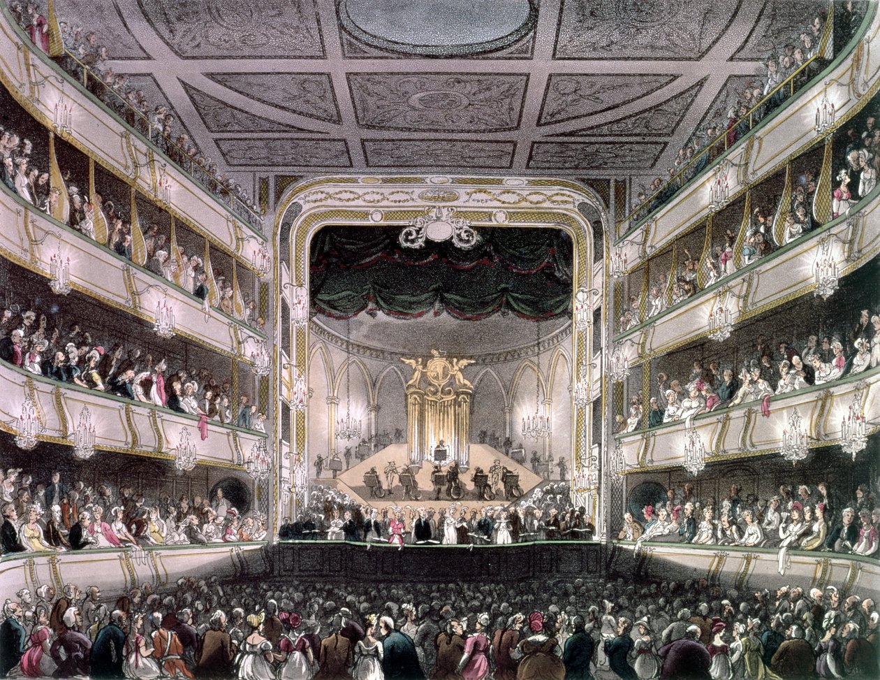 Covent Garden Theatre, 1808, uit 