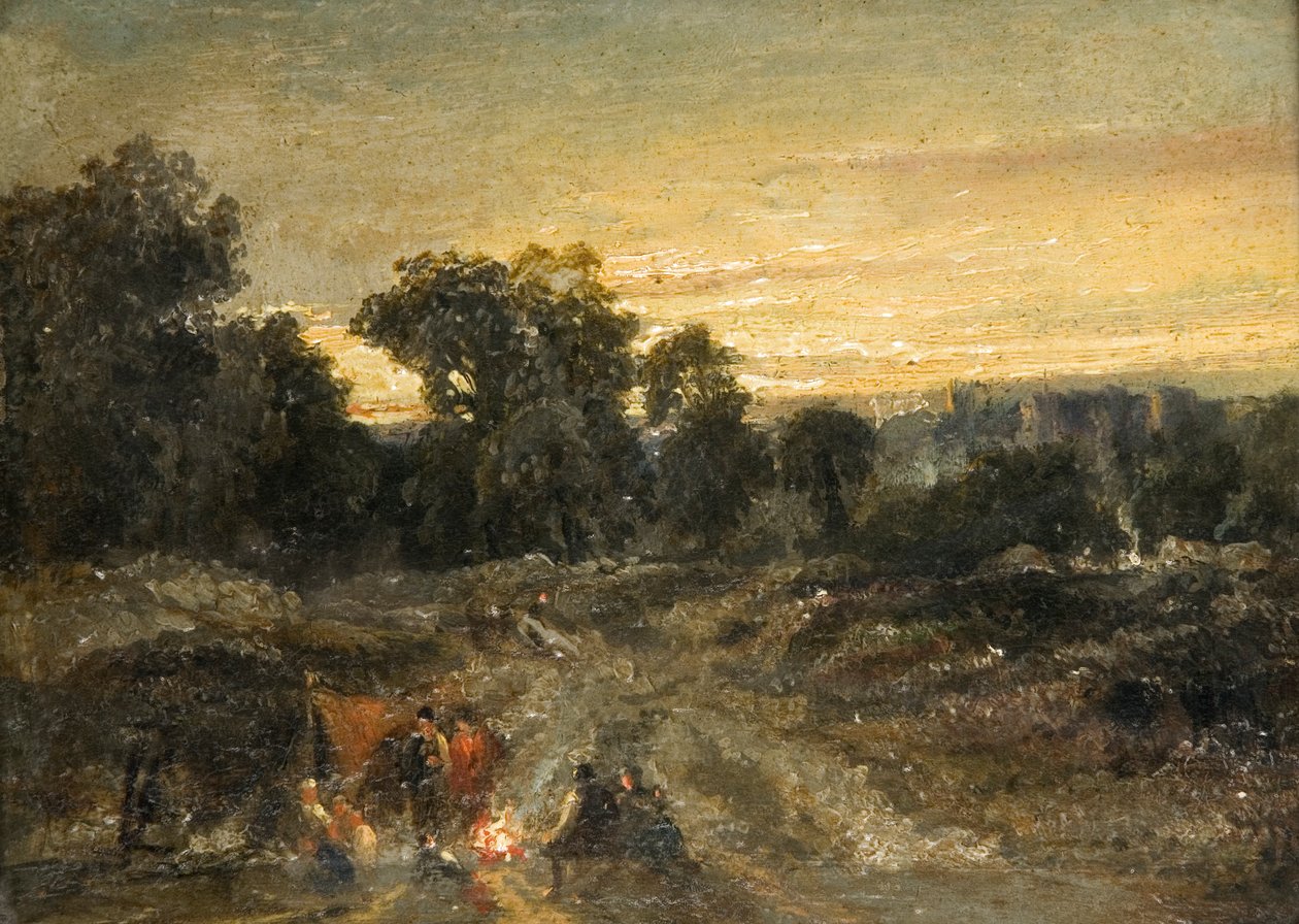 Een Zigeunerkamp door T. Mason