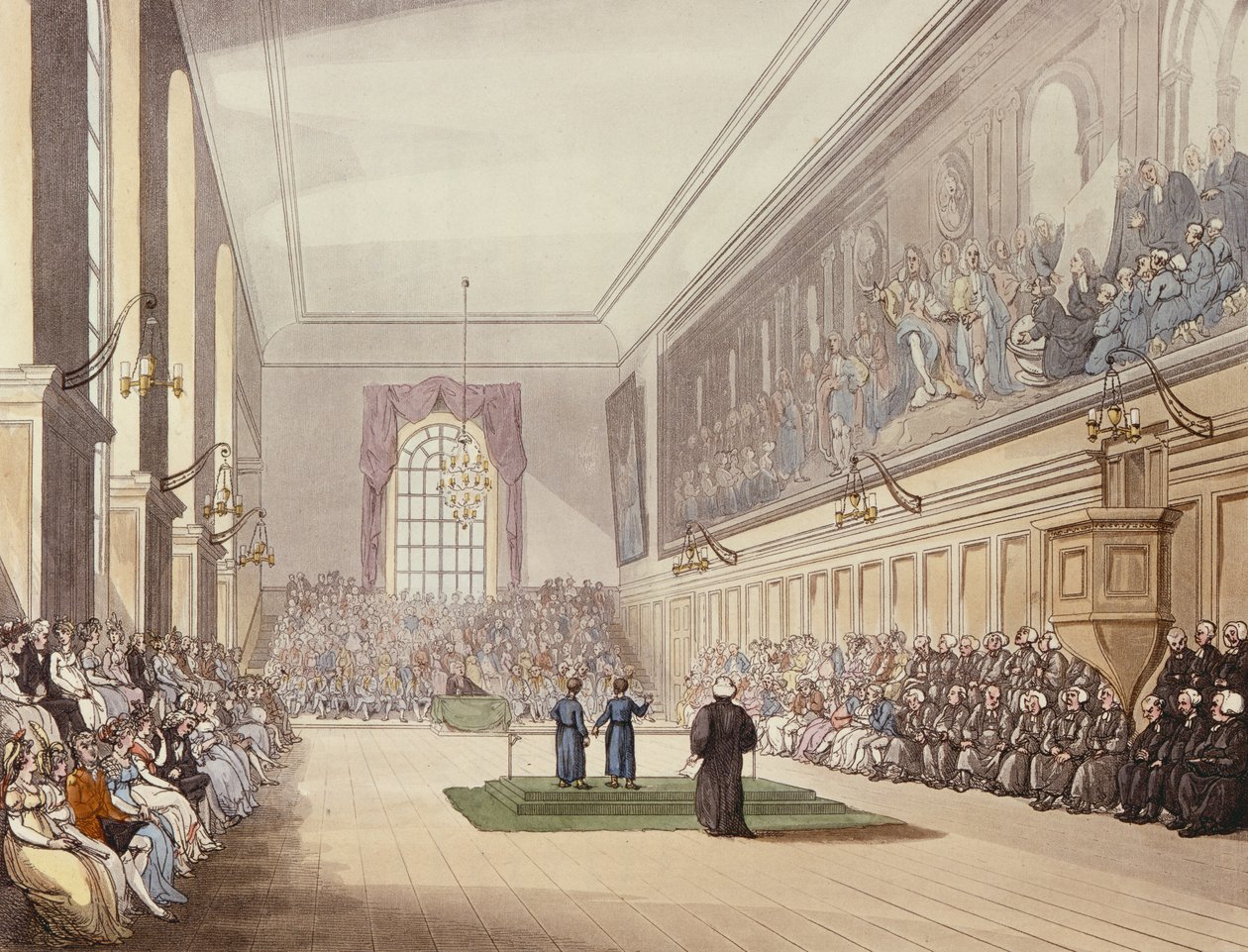 De Hal, Blue Coat School, uit "Ackermann