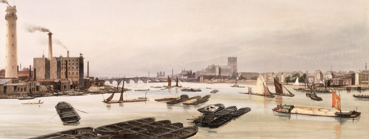 Westminster vanaf Waterloo Bridge, Londen door TS Bays